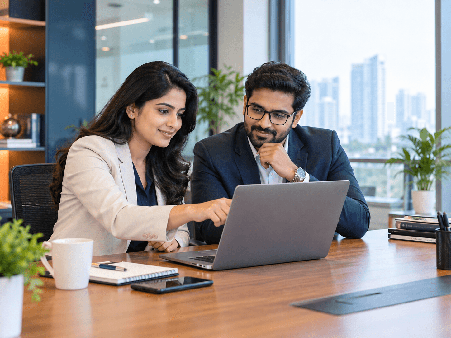 Recruitment team reviewing shortlisted candidates